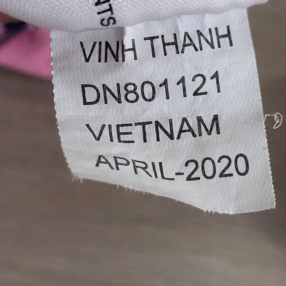 Dunning Golf Polo Shirt Mens Size M Pink Stripped Short Sleeve Performance - Picture 14 of 15